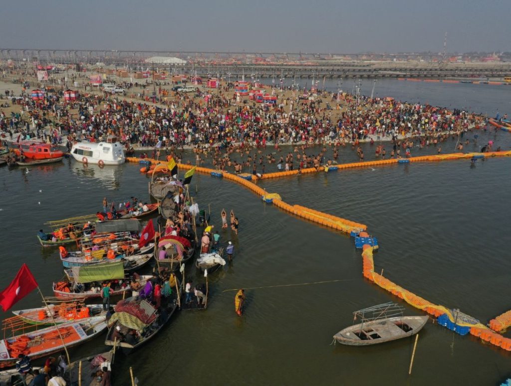 Kumbh Mela at Triveni Sangam