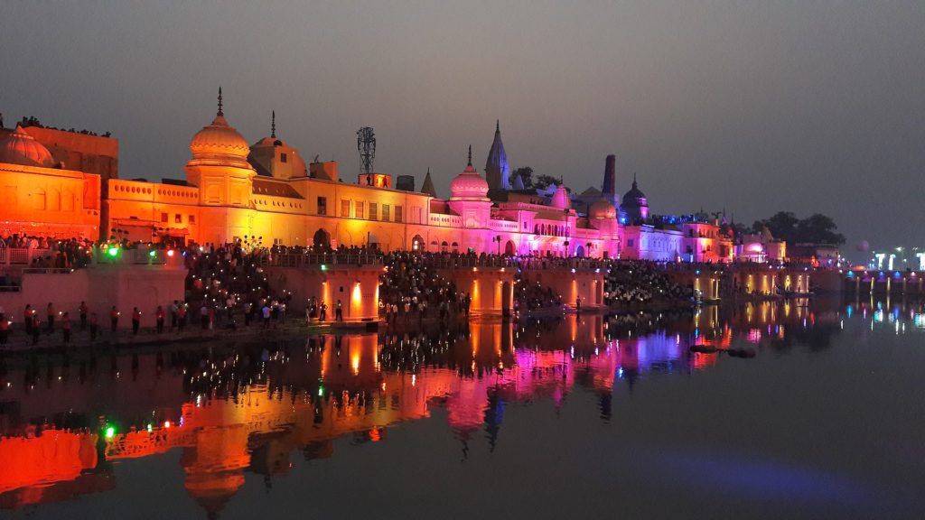 Ayodhya in Diwali