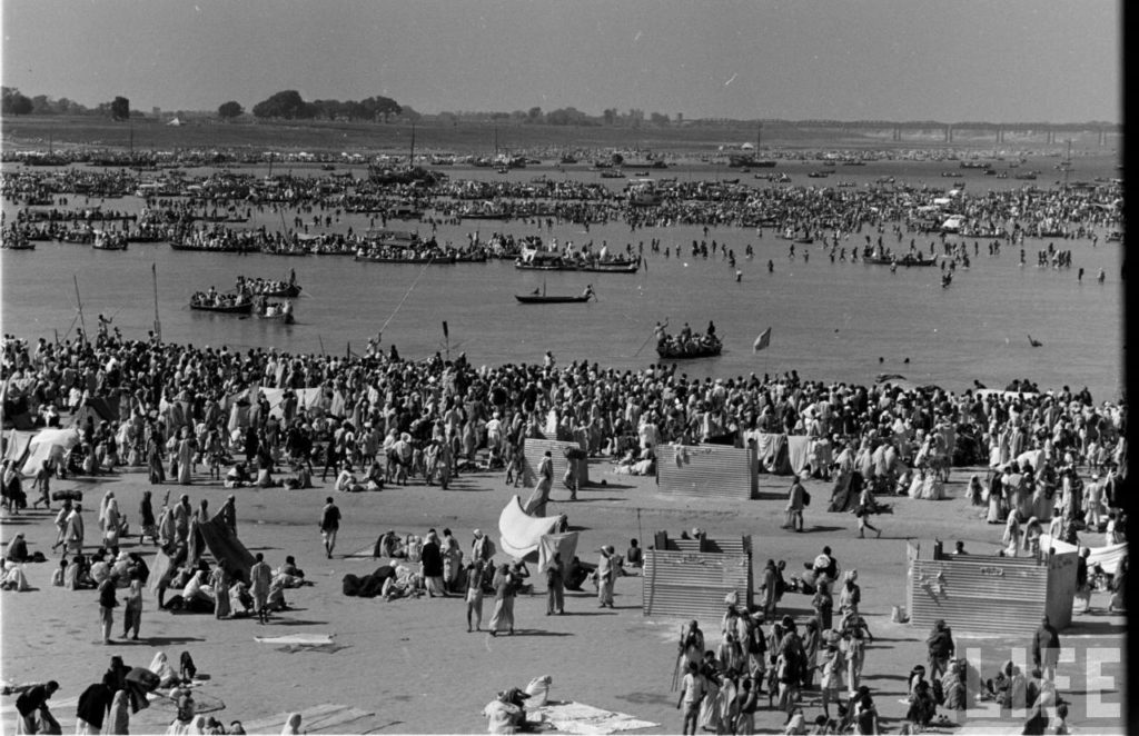 1954 Kumbh Mela in Allahabad, Uttar Pradesh.