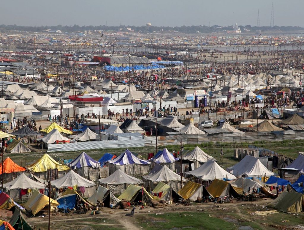 tents at Kumbh Mela