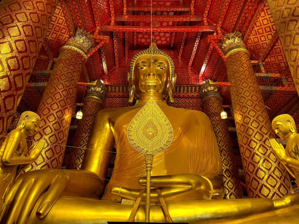 Inside Wat Phanan Choeng Worawihan, Ayutthaya