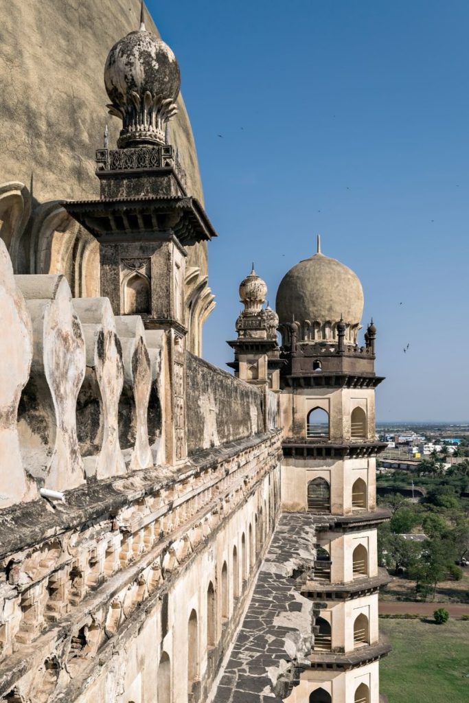 Minarets of Gol Gumbaz