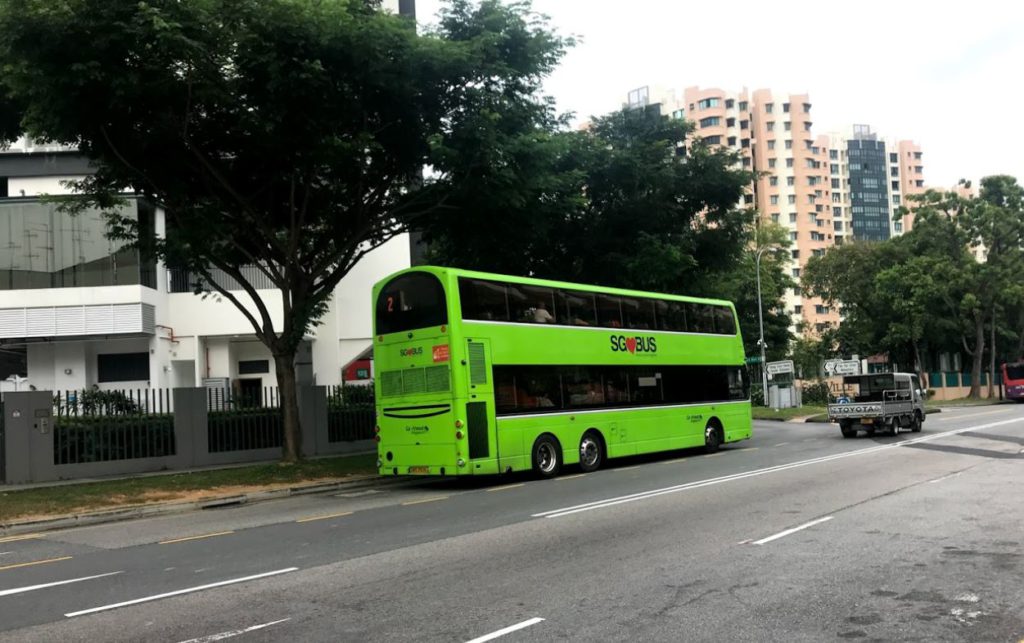 Bus network in Singapore