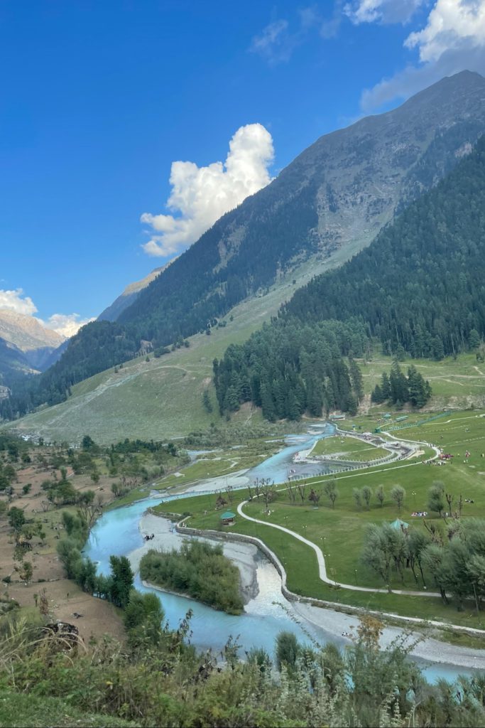 Aerial view of Betab valley