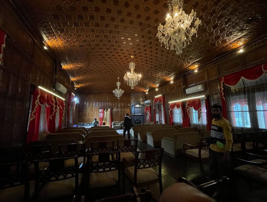 Inside Maharaja Hari Singh's cottage