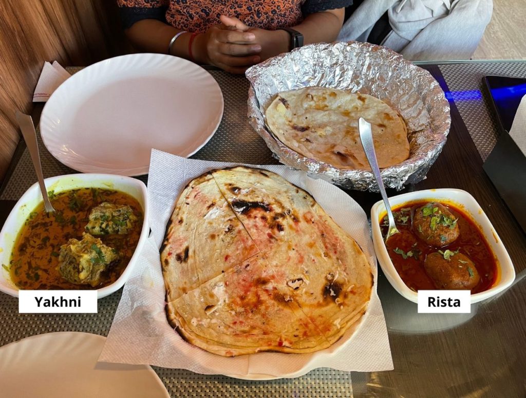 A Kashmiri lunch in Pahalgam