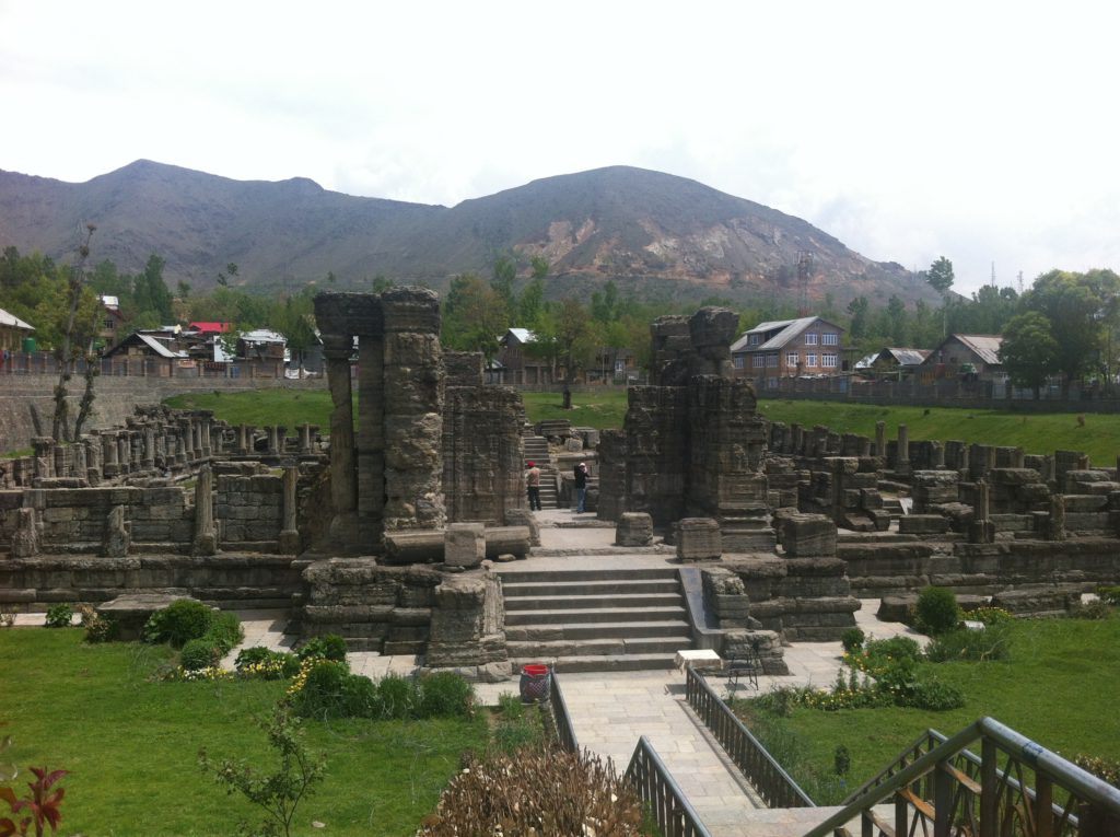 Avantipura Ruins between Srinagar and Pahalgam