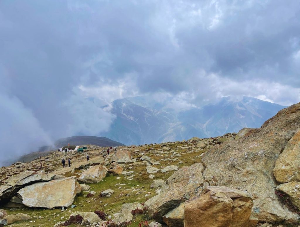 View from top of Apharwat Peak in Summers