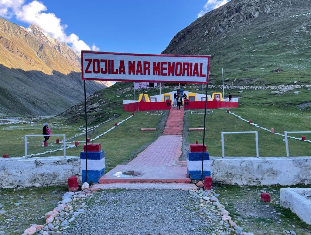 War Memorial near Zojila Pass