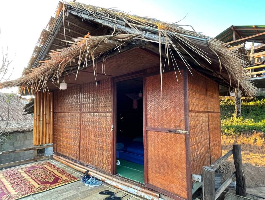 A baisc hut stay in Chiang Dao