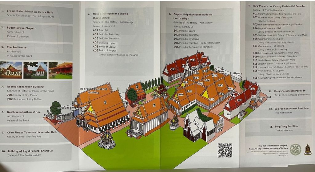 Bangkok National Museum Map