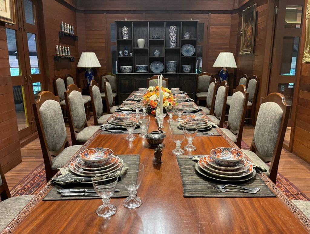 Dining area built later for hosting important guests