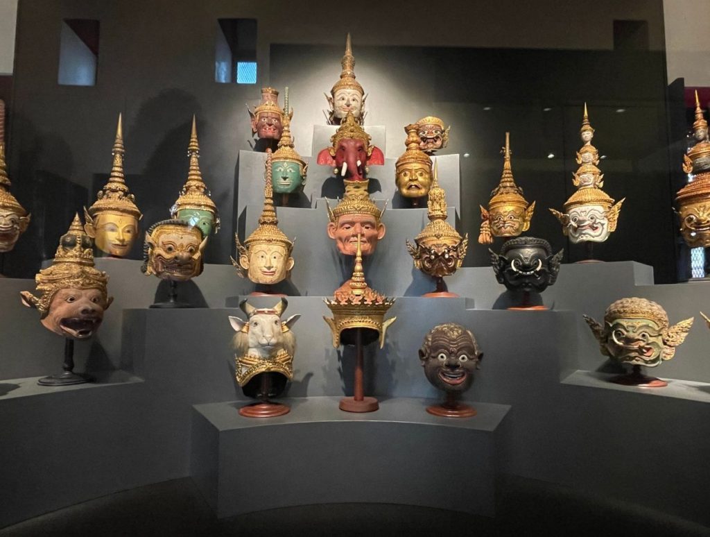 Khon Masks display