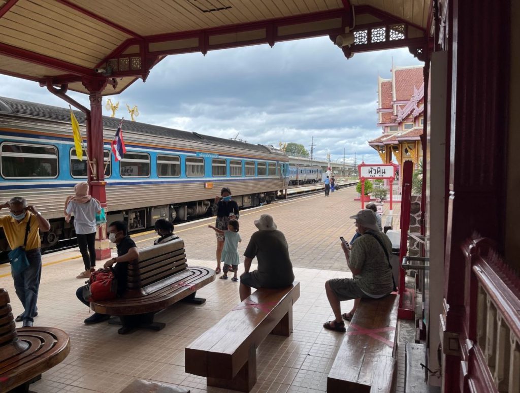 Train at Hua Hin Station