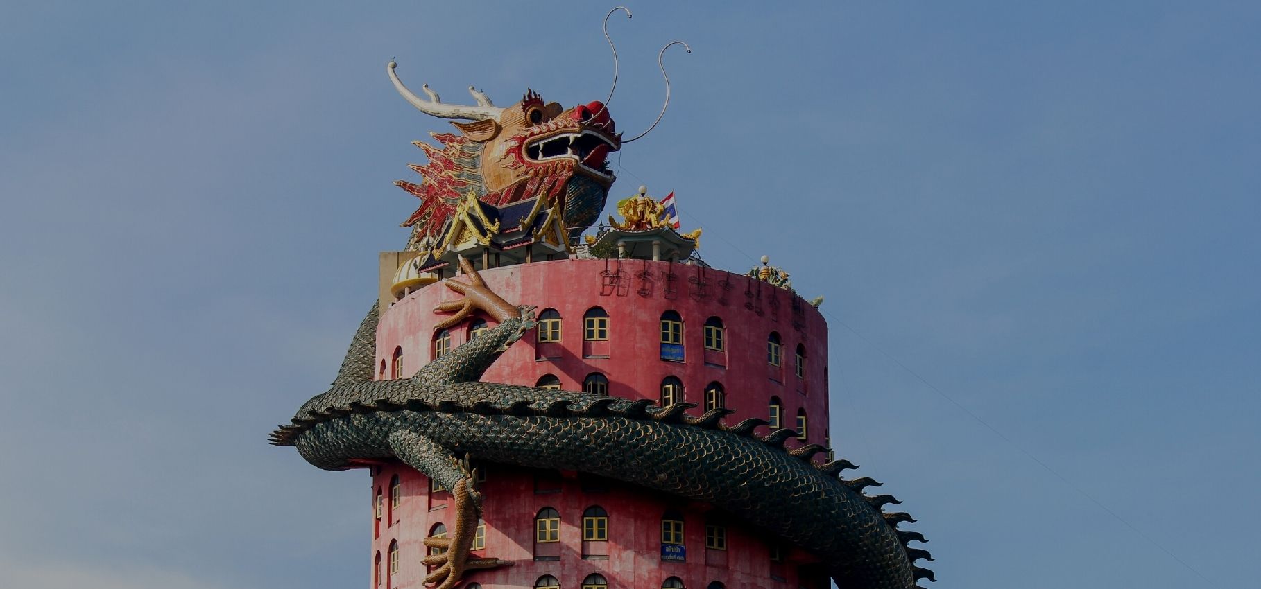 Visiting Wat Samphran, Thailand