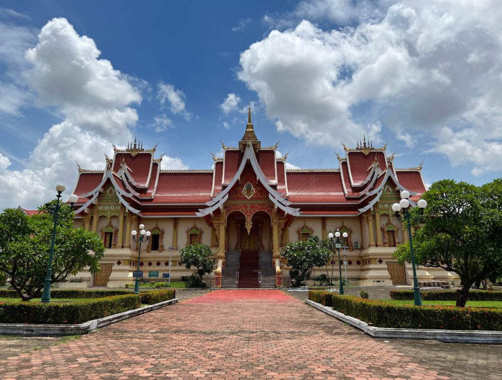 Adjacent temple area at Wat That Luang
