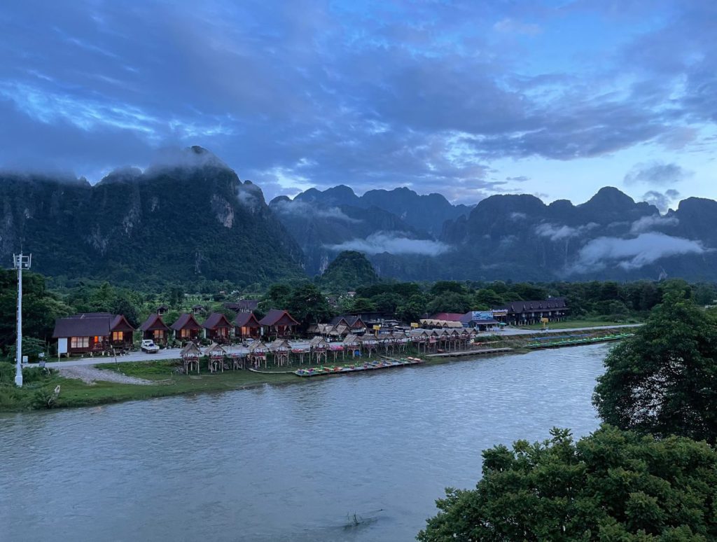 Beautiful landscape in Vang Vieng