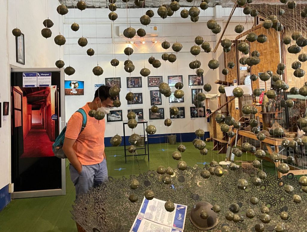 Detonated Bombies on display