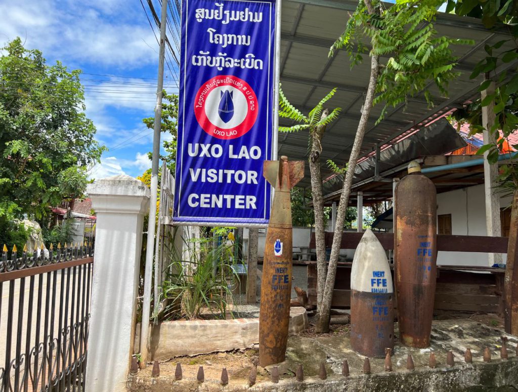 Entrance to UXO Lao Visitor Center