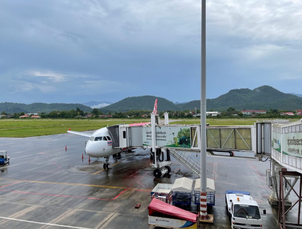 Flight at Luang Prabang Airport