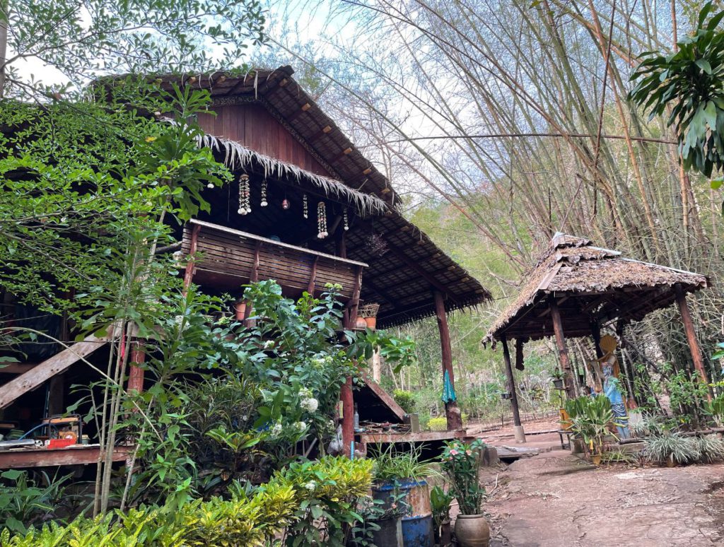 Houses in the Mon Village