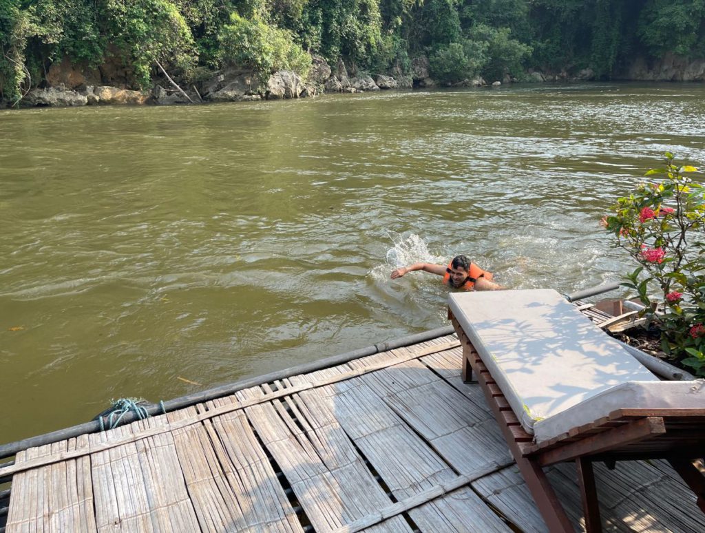 Jumping in the River Kwai