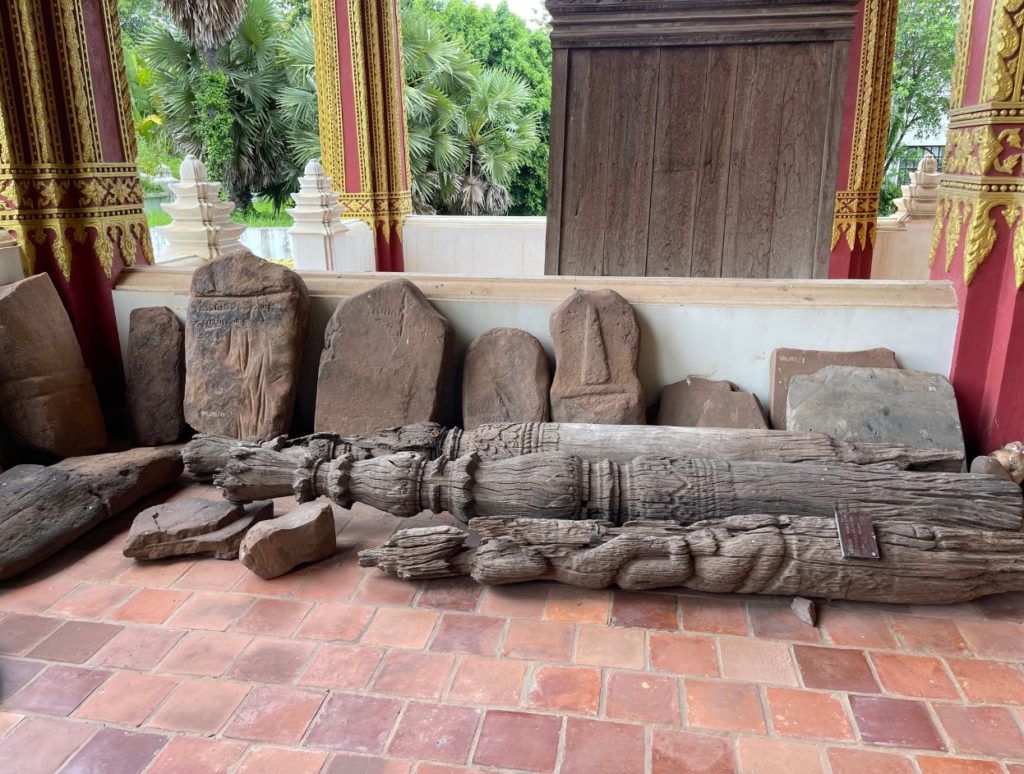 Ruins inside Hophakaew Museum