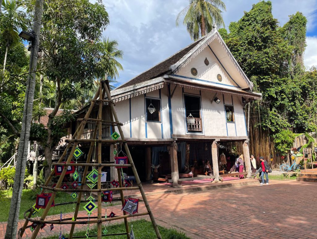 Traditional Lao home converted into a museum