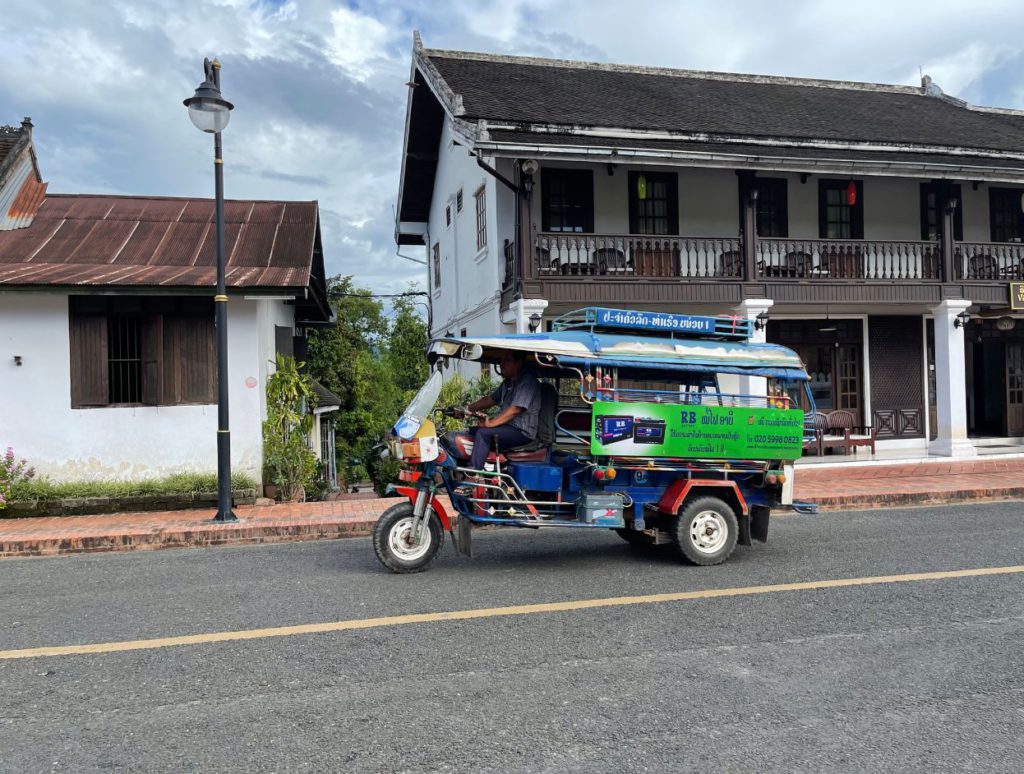 Tuk tuk in Luang Prabang