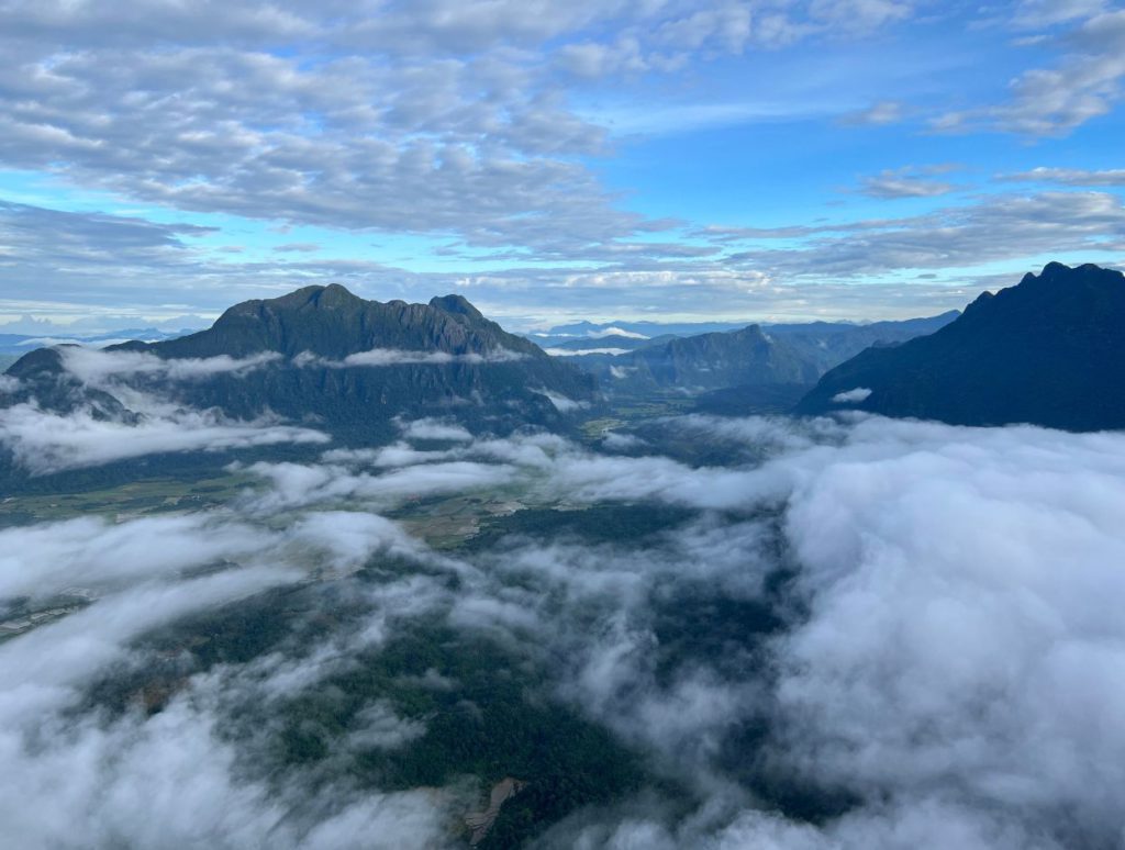 View above the clouds