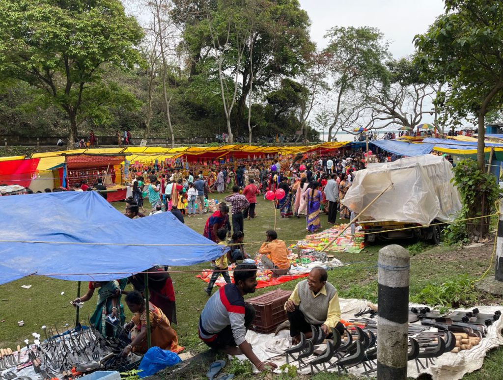 A fair in Tezpur during Navratri