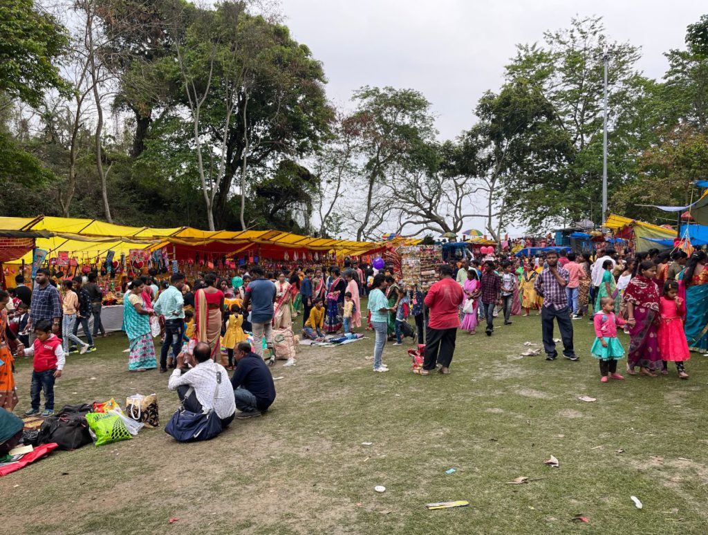 A fair in the area on Ashtami