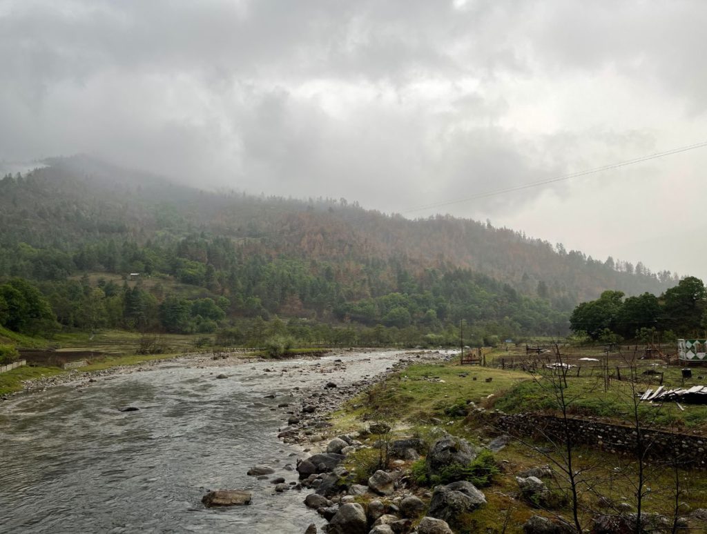 About to rain in Sangti Valley