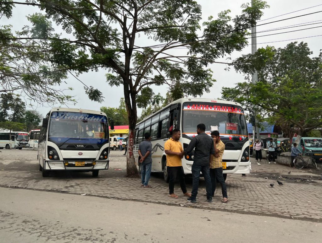 Buses inside Assam