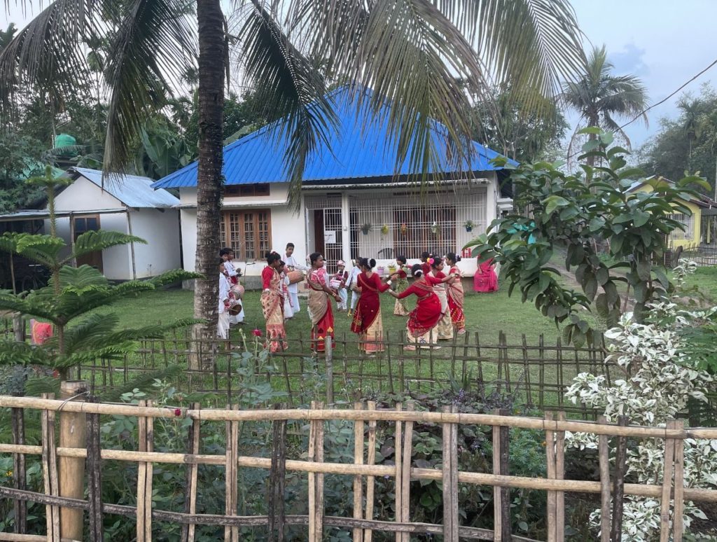 Children celebrating Bihu
