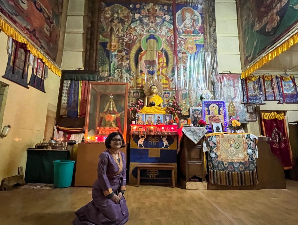 Inside Kalachakra Gompa