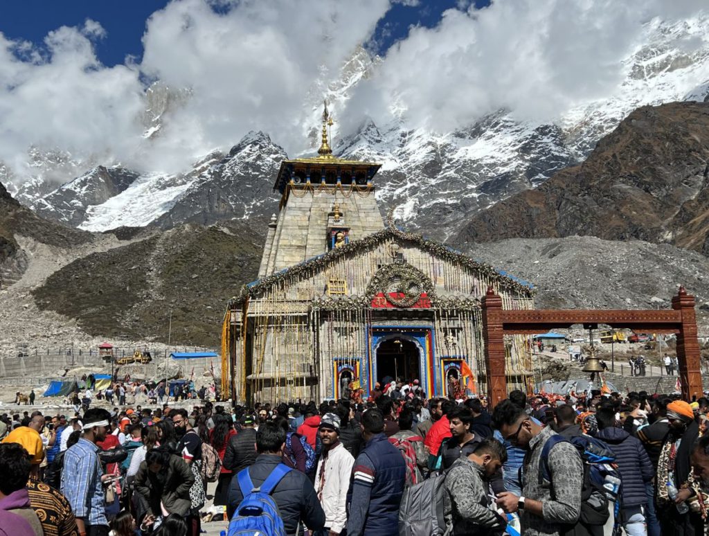 Pilgrims at Kedarnath