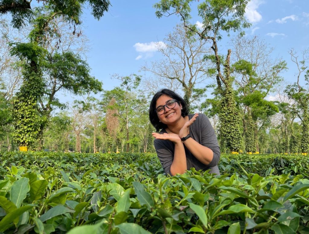 Posing in the tea gardens (yet again)