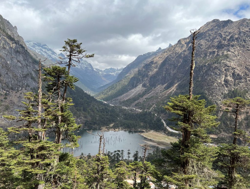 Sangetsar Lake from top