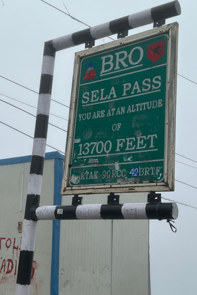 Sela Pass height
