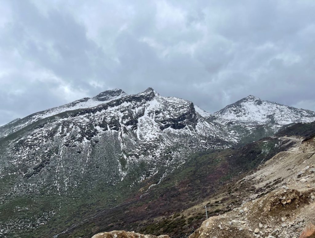 Snow covered peaks