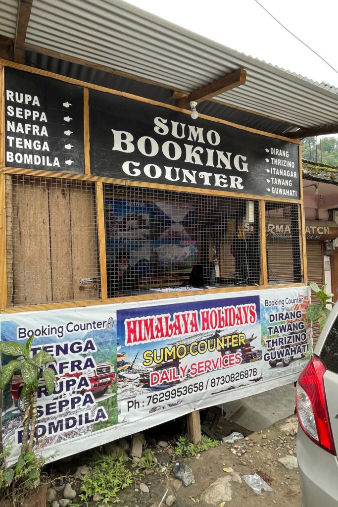 Sumo Booking Counter in Bhalukpong