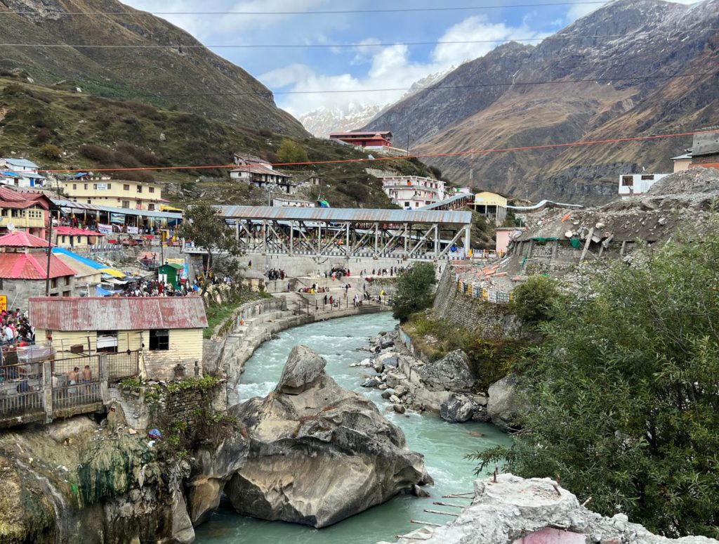 The town of Badrinath