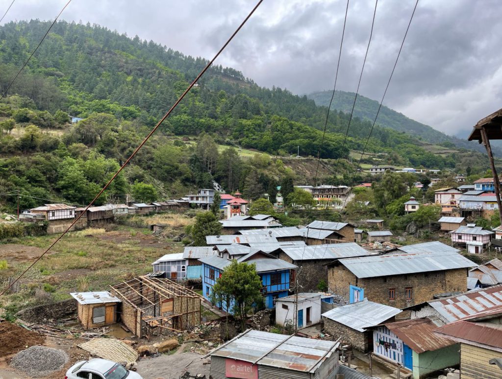 View of Dirang Village