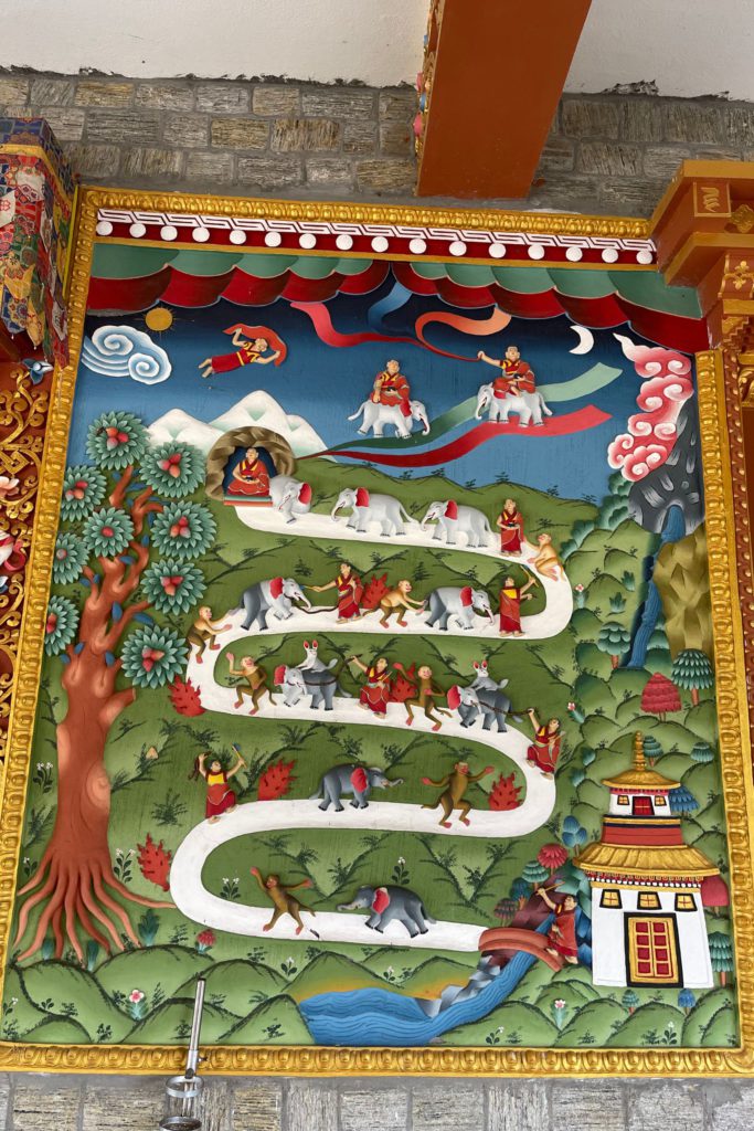 Wall Murals inside the monastery