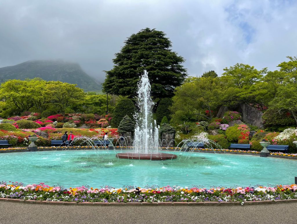 European styled fountain at Gora Park