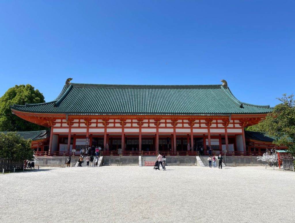 Main shrine building of Heian Jingu