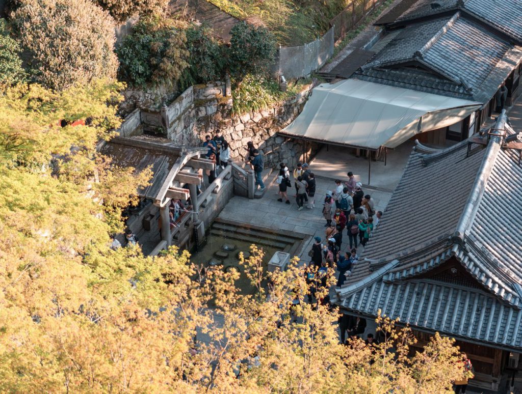 Otowa spring at Kiyomizu Dera
