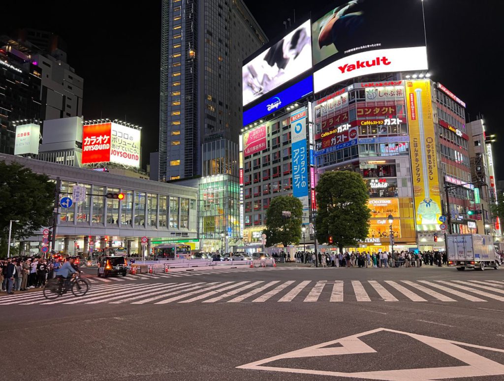 Shibuya crossing, Shibuya