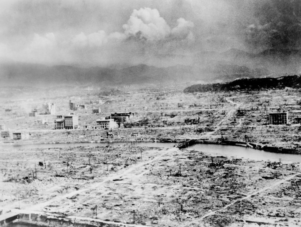 Hiroshima after destruction